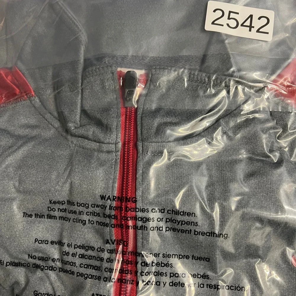 Champion Alabama Crimson Tide Quarter Zip Pullover Mens 2XL Gray Red Spellout